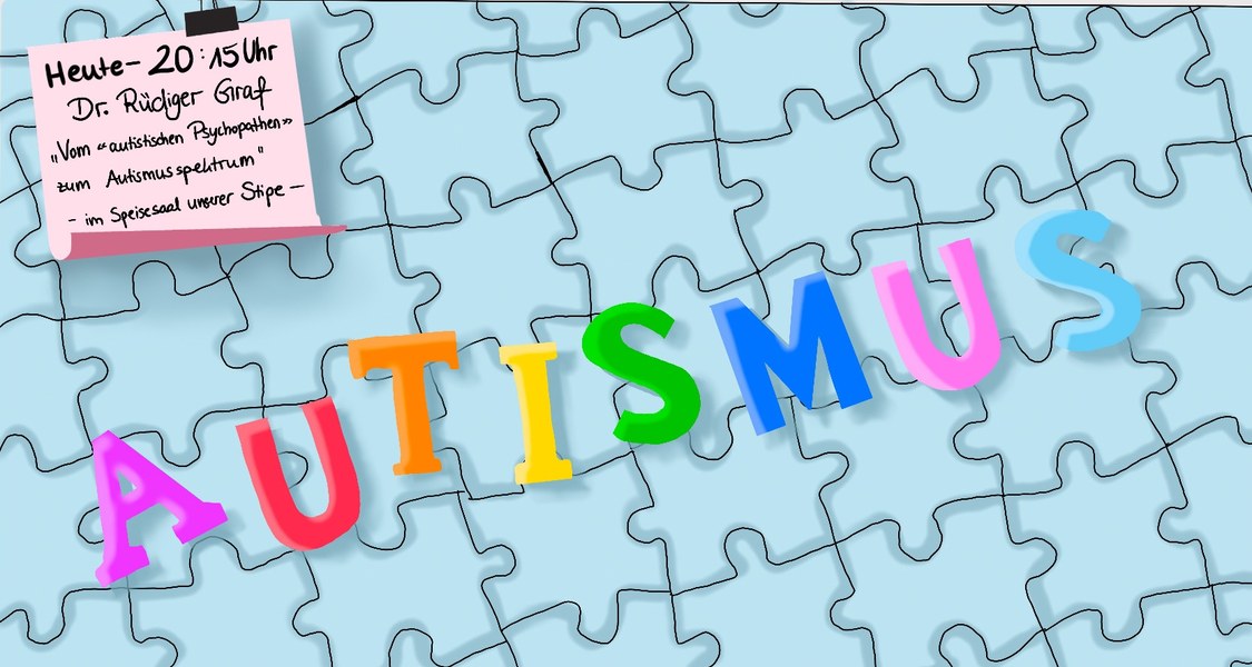 Illustration zum Mittwochsgastvortrag über Autismus