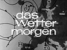 Das Symbolfoto zeigt einen Ausschnitt aus einer Wetterkarte mit den Worten "Das Wetter morgen".