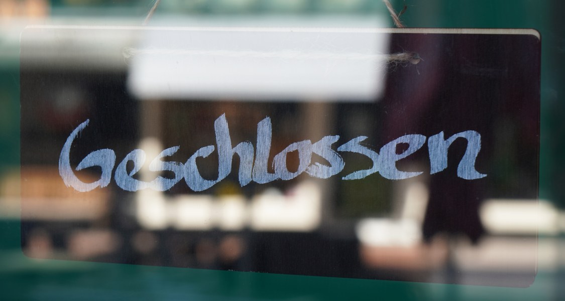 Schild "Geschlossen"