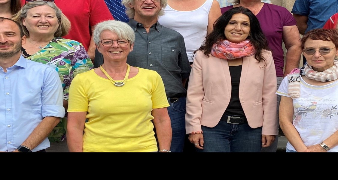 Der Personalrat der Philipps-Universität Marburg, März 2018. Hinten (v.i.n.r): Werner Böckler, Günter Schlichthörl, Thomas Werther, Marga Losekamp, Marianne Tittel, Peter Müller. Mitte: Sabine Weintraut, Kai Heger, Leslie Tramontini, Anita Fischer, Bernd Tautermann. Vorn: Binja Homann, Jutta Stanzel, Martina Blanck-Lubarsch-Andrießen, Franz Grolig.