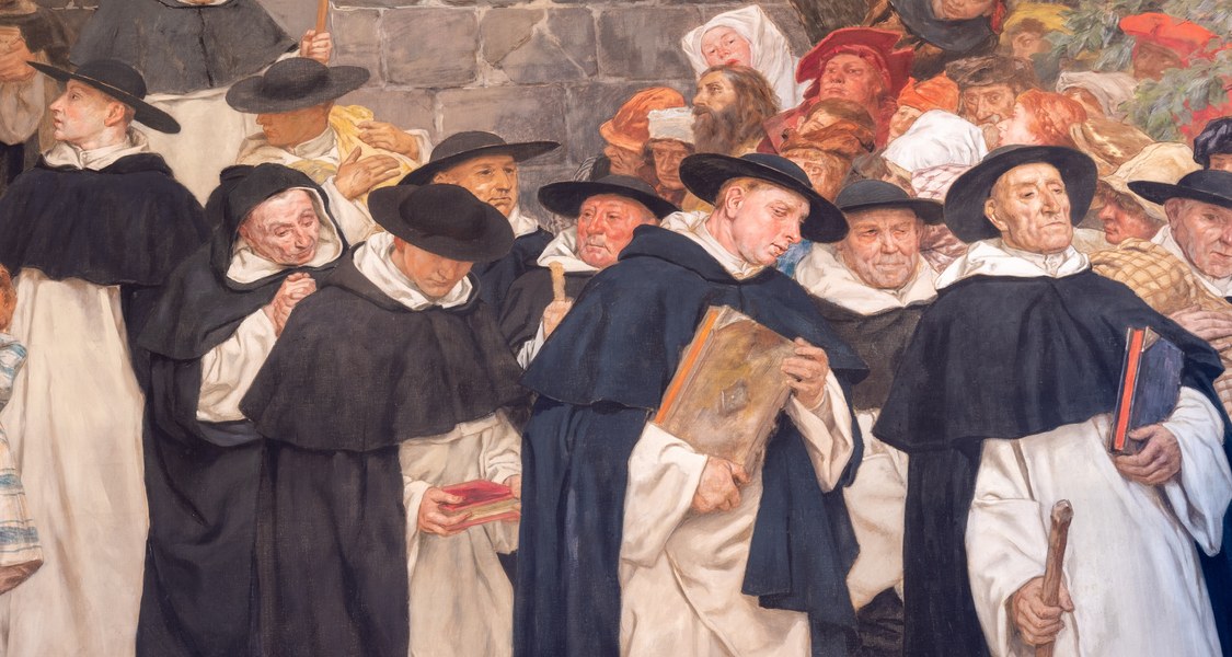 (Mönche aus der Aula)