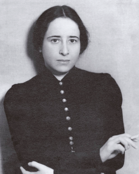 Das Bild zeigt Hannah Arendt