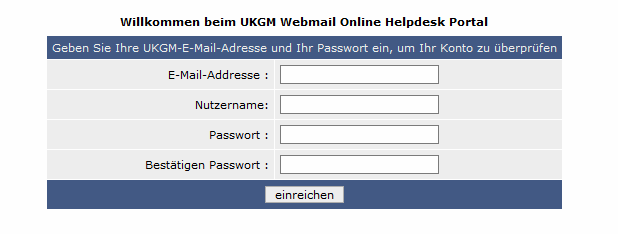 Auf dem Bild ist eine gefälschte Login-Seite zu sehen.