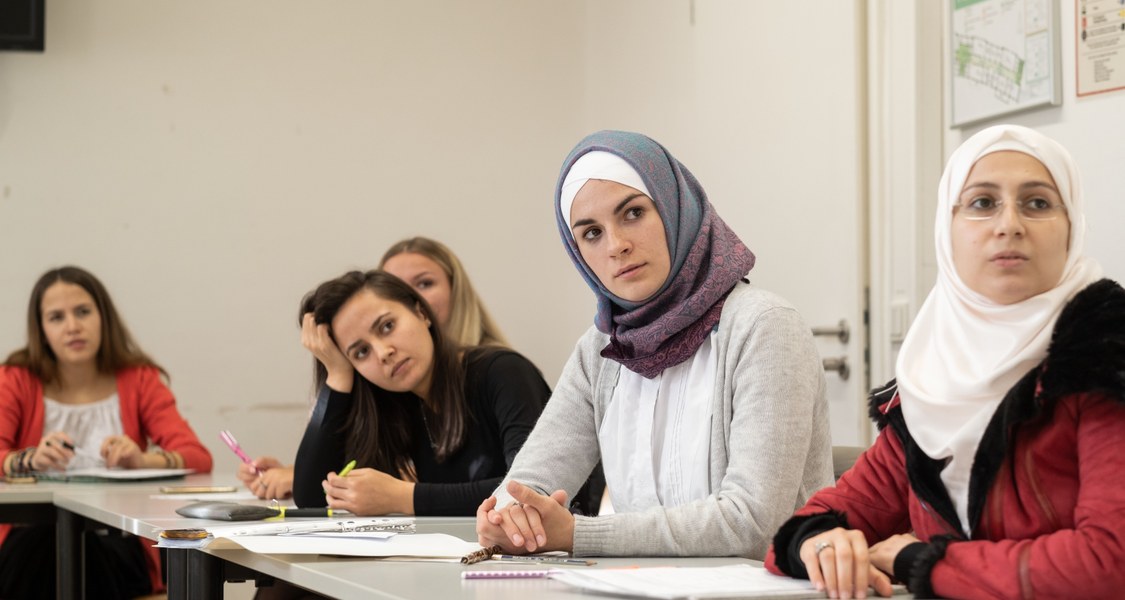 Studierende im Seminar