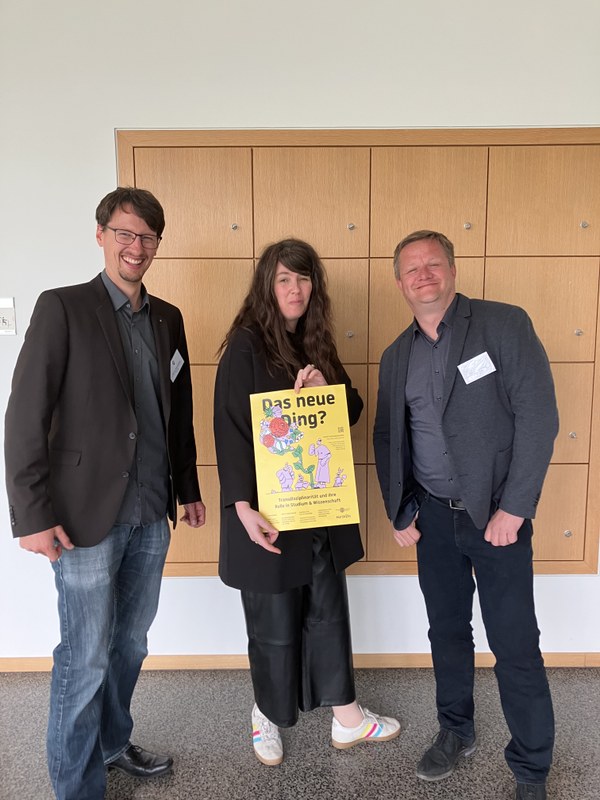 Prof. Dr. Tobias Schmohl (TH OWL Lemgo), Nina Schmulius (Berlin), Prof. Dr. Gert Bange (UMR)