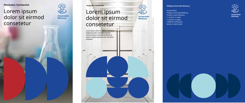 Beispiele für Titel- und Rückseiten. Beschreibung nach der Grafik. Klick öffnet vergrößerte Ansicht