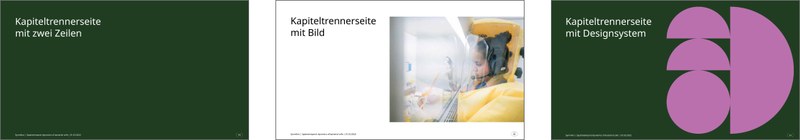 Beispiele für Kapiteltrenner Markenstufe 4. Klick öffnet vergrößerte Ansicht