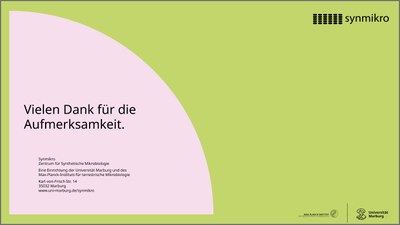 Beispiel Schlussfolie Markenstufe 4. Klick öffnet vergrößerte Ansicht