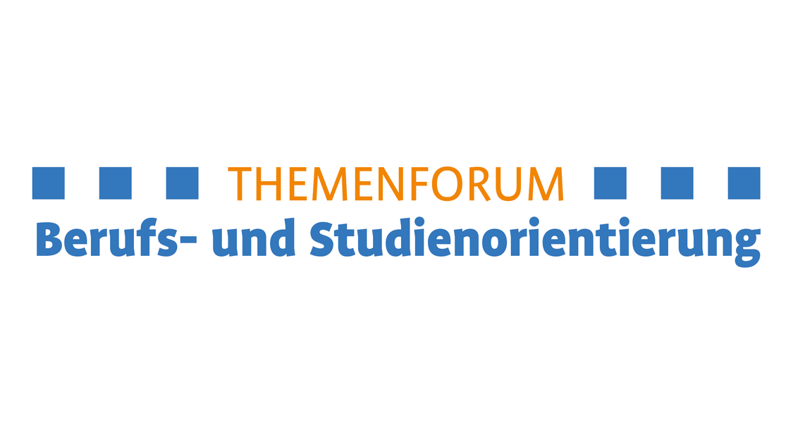 Logo des Themenforums Berufs- und Studienorientierung.
