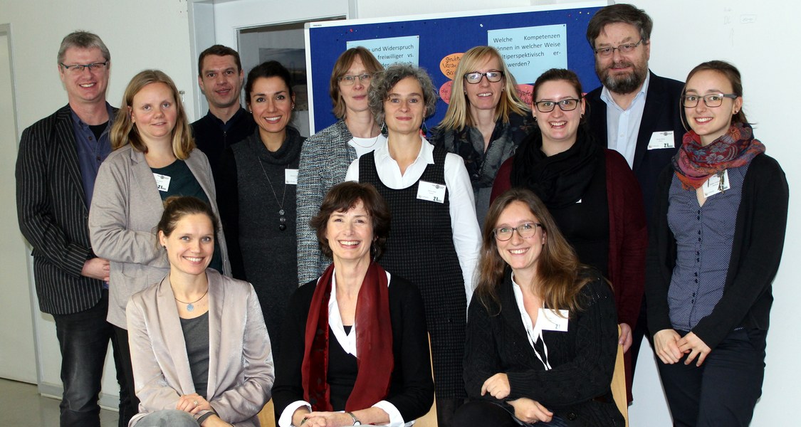 Gruppenfoto Workshop "Herausforderungen in der professionsbezogenen Beratung" , 14.12.2017