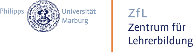 Logos der Philipps-Universität Marburg und des Zentrums für Lehrerbildung