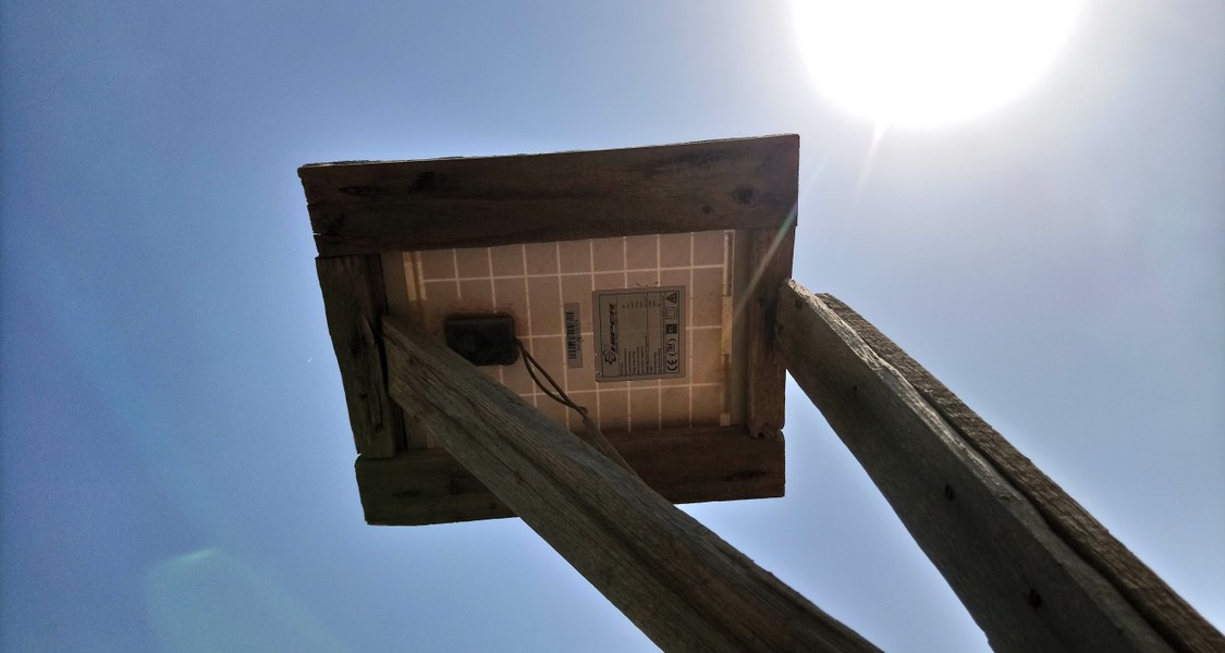 A Solar Panel in the Sun