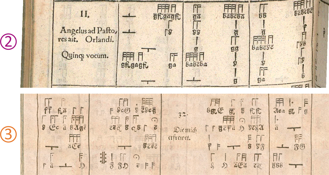 Scans of old organ tabulatures.