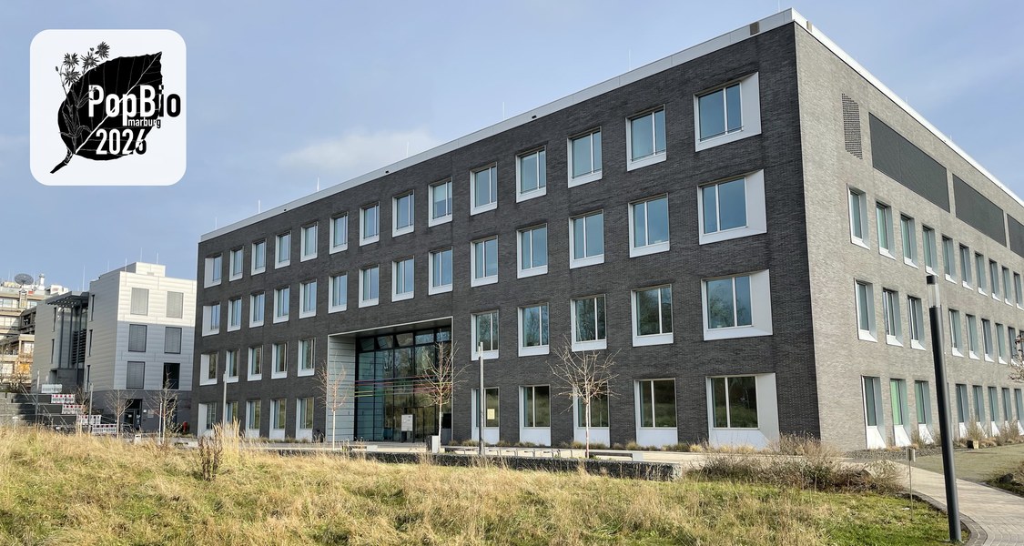 Photo of the Center for Synthetic Microbiology at the University Campus "Lahnberge"