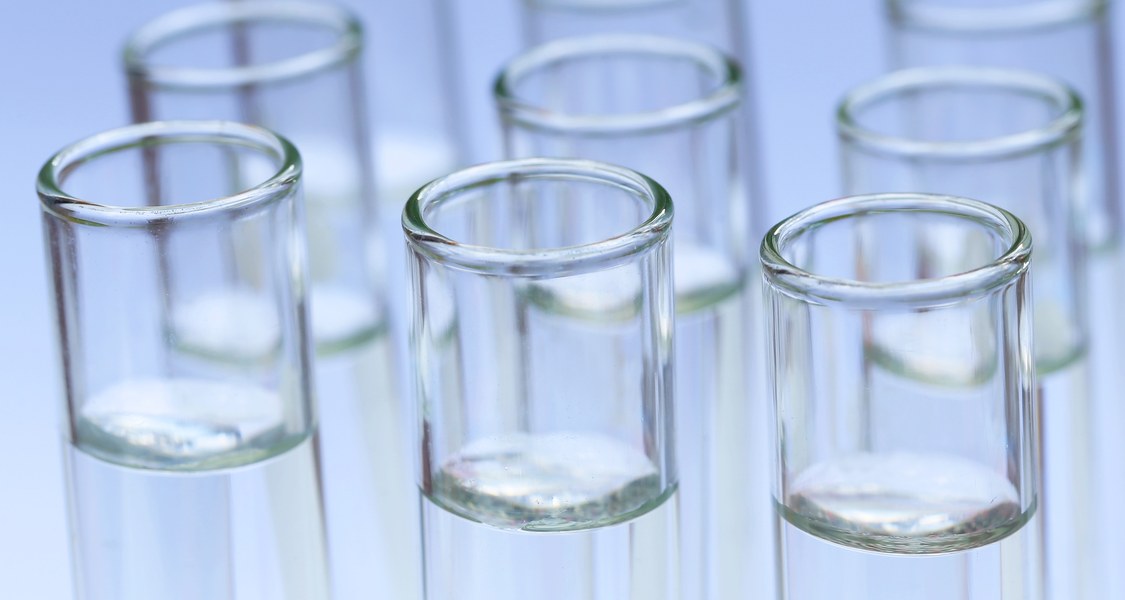 Glass Tubes with Liquid