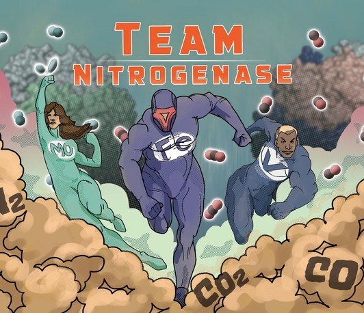 Superheroes Nitrogenase
