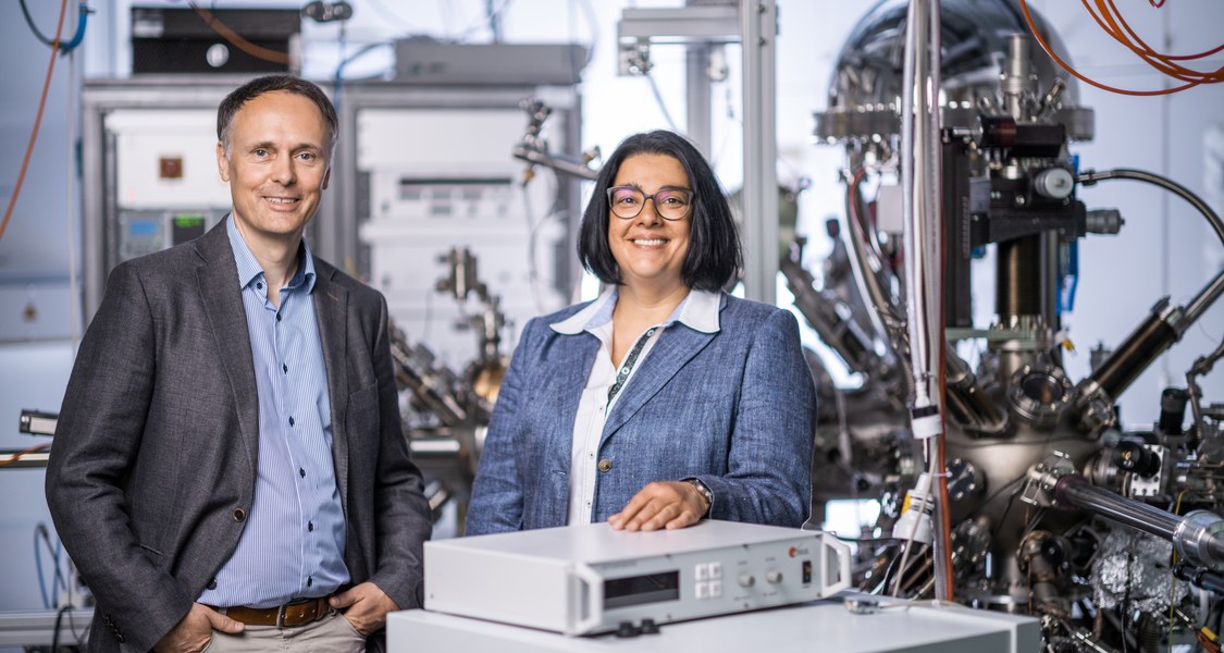 The managing director Kerstin Volz (right) and the vice managing director Michael Gottfried (left).